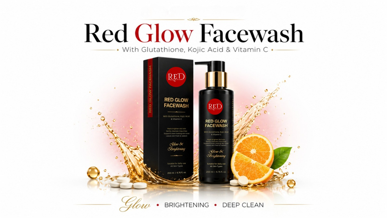 Red Glow Face Wash - Glow and Brightening (200 ml)